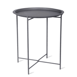 Image showing the Rive Droite Bistro Tray Table, Charcoal product.