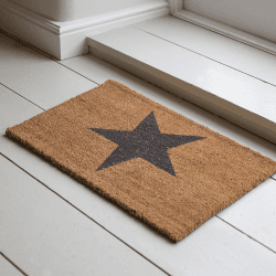 Image showing the Star Doormat, Small, Natural product.