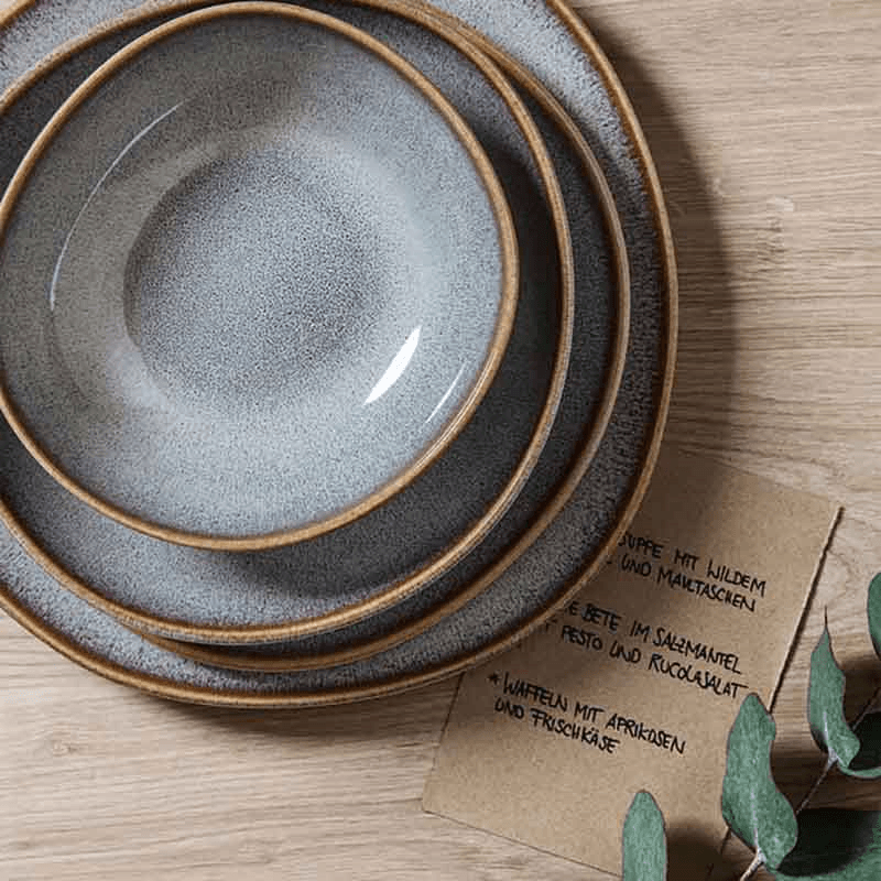 Lava Plate, D28cm, Beige