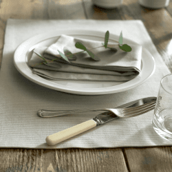 Image showing the Natural Canvas Plate, 22.5cm product.