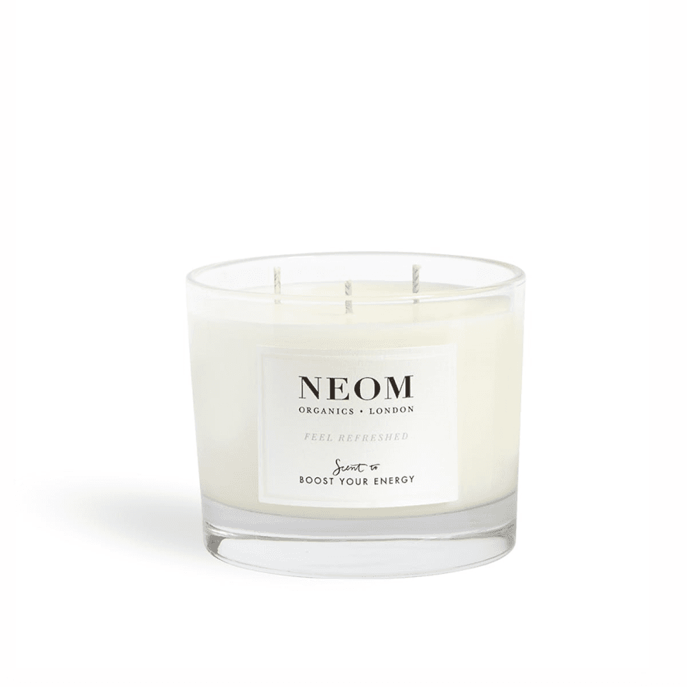 Scent to Boost Your Energy Scented Candle Feel Refreshed, 420g, White