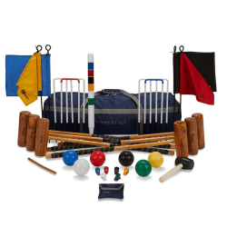 Image showing the Pro 6 Player Croquet Set with Nylon Bag product.