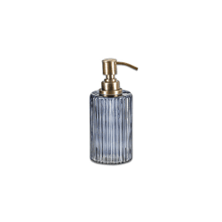 Image showing the Valeska Recycled Glass Soap Dispenser, 450ml, Grey Smoke product.