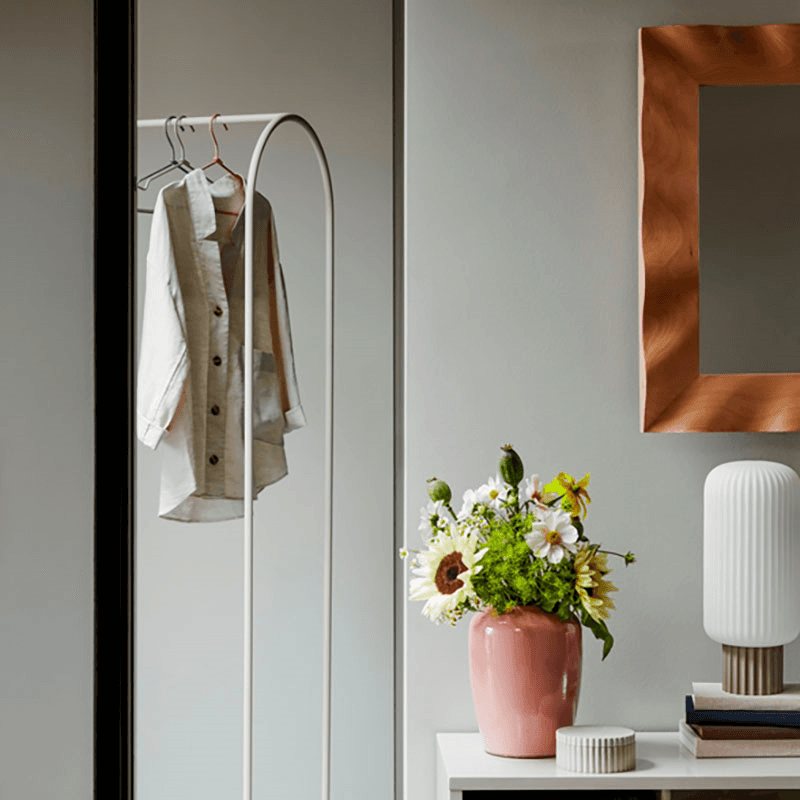 Wavy Mirror, 100 x 70cm, Natural