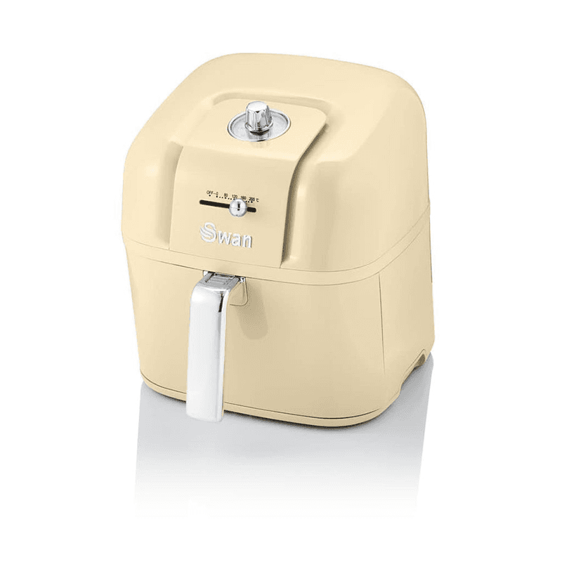 Retro Air Fryer, 6L, Cream