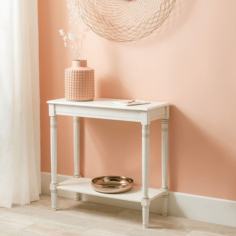 Heritage Rectangular Console Table, Elizabeth White