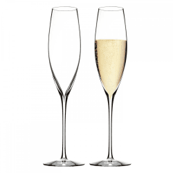Image showing the Elegance Collection Pair of champagne flutes, classic, Clear product.