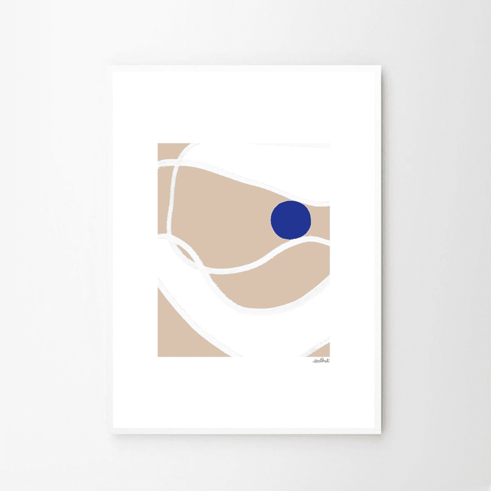 Marbel, Asthet Art Print, Multi