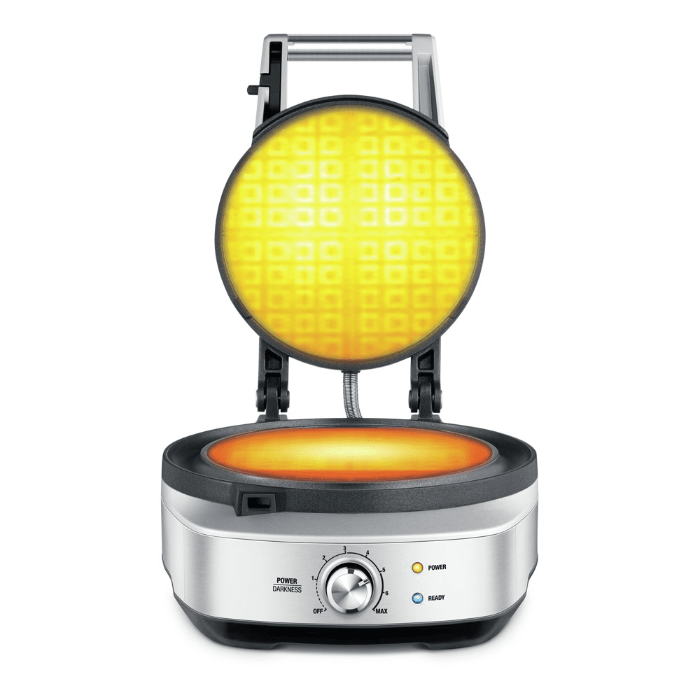 The No Mess Waffle Waffle maker, Stainless Steel