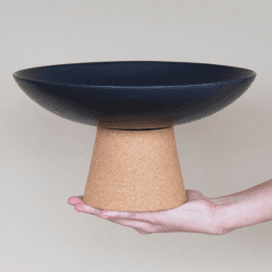 Image showing the Eco Fruit Bowl, D29cm, Matt Black product.