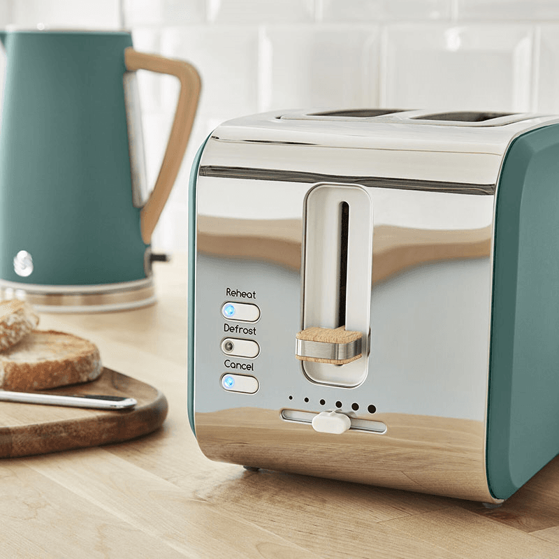 Nordic 2-Slice Toaster, Teal