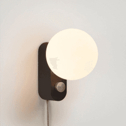 Image showing the Alumina Table lamp, L28 x W15cm, Black product.