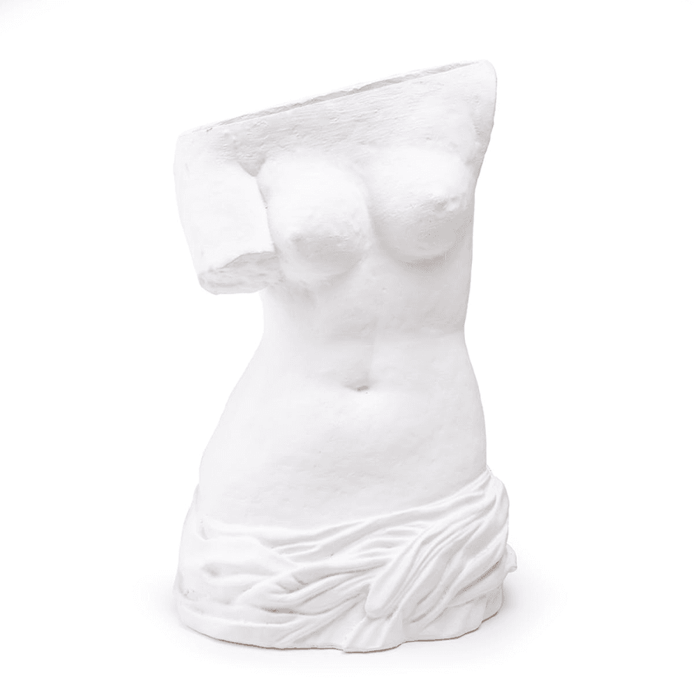 Milo Umbrella Stand, H50 x W29cm, White