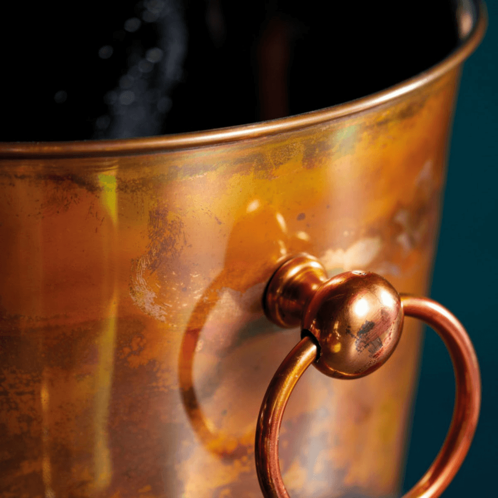 Champagne bucket, H24 x W20.5 x D23cm, Iridescent Copper