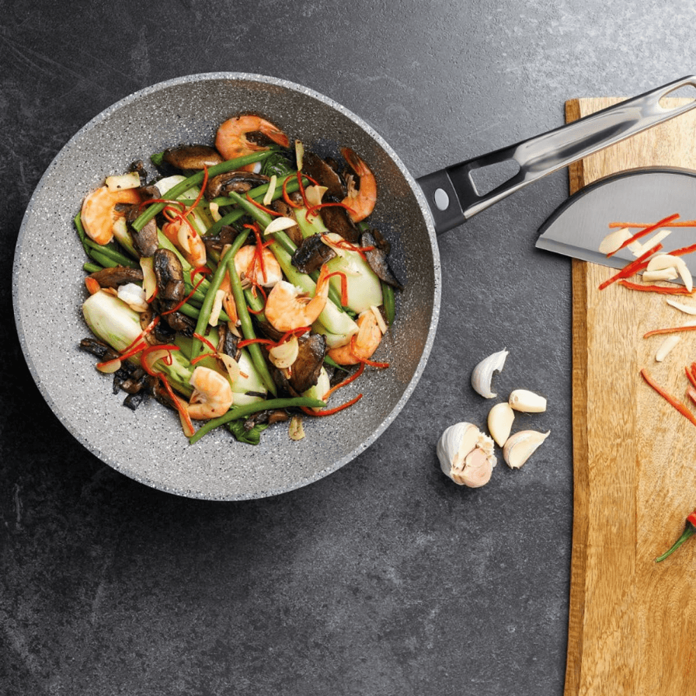 Wok, 28cm, Cast Aluminium