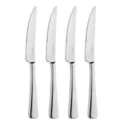 Image showing the Malvern Bright Set of 4 steak knives, Stainless Steel product.