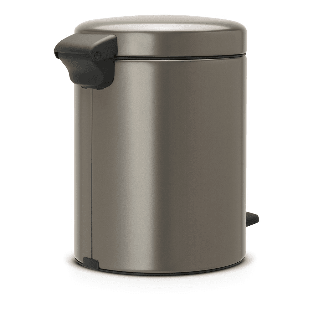 newIcon Pedal bin, 5 litre, Platinum