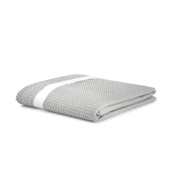 Image showing the Piqué Wellness Towel, 165 x110cm, Morning Grey product.
