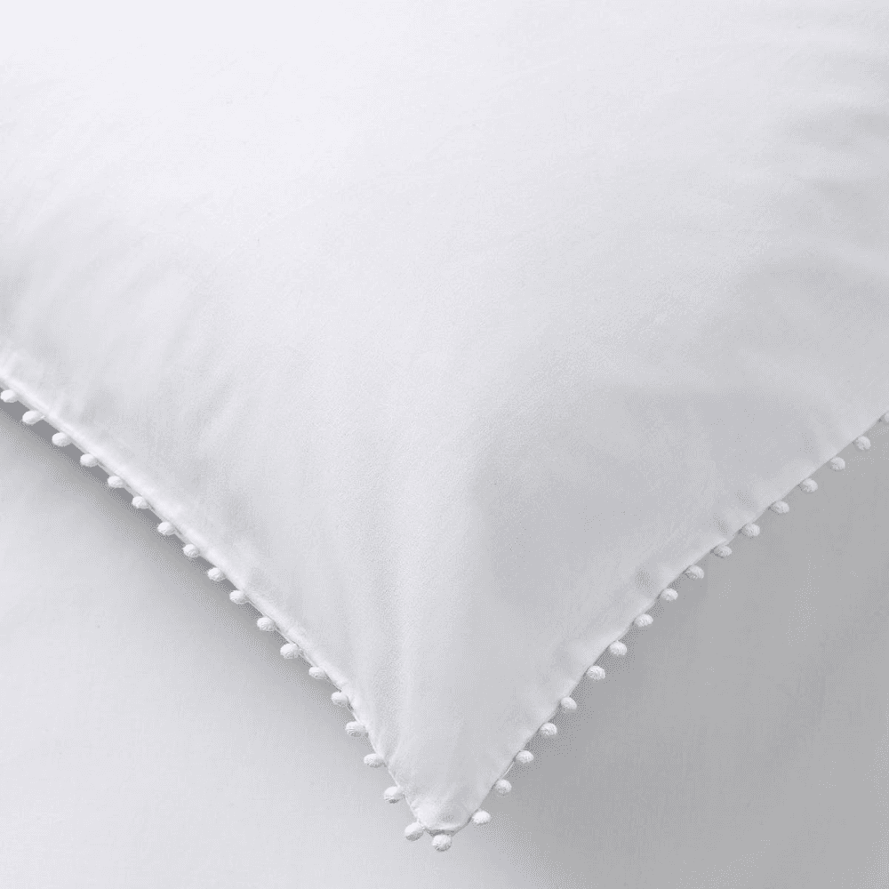 Avignon - 200 Thread Count Cotton Super king duvet cover, W260 x L220cm, White