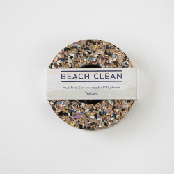 Image showing the Beach Clean Tea Light Holder, D9cm, Multi product.