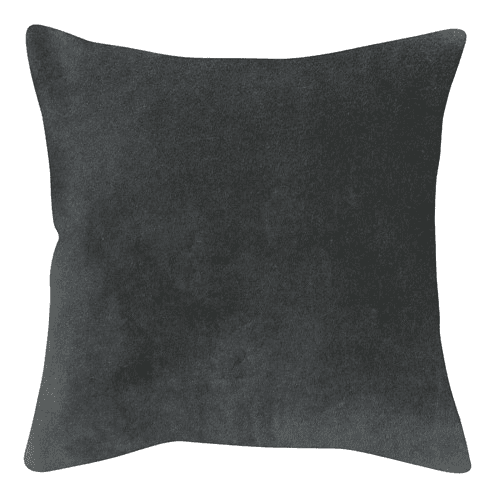 Elise Velvet Cushion, 45 x 45cm, Grey