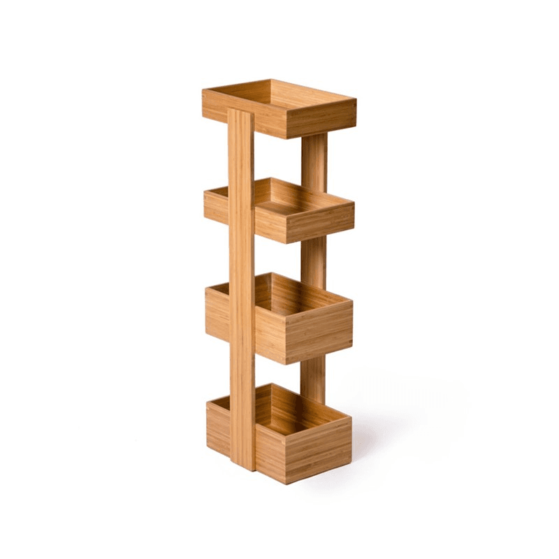 Arena 4 tier caddy, H74 x W26 x D20cm, Bamboo