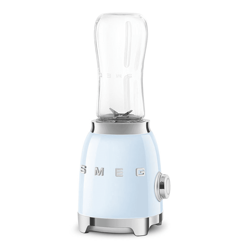 50's Style Mini Blender & Smoothie Maker, 600ml, Pastel Blue