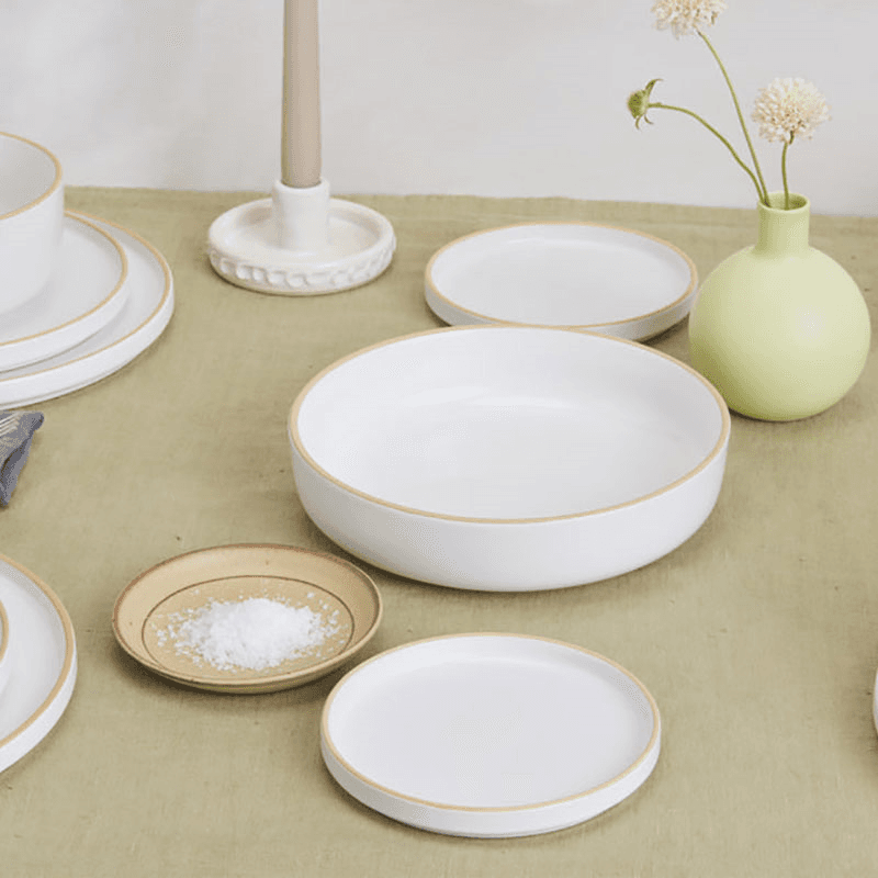 Set of 4 Dessert Plates, 15cm, Steam