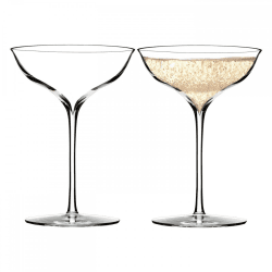 Image showing the Elegance Collection Pair of champagne belle coupes product.