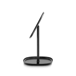 Image showing the Flip Vanity Mirror L28 x D19.4 x H34.5cm Black, Black product.