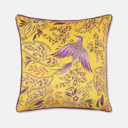 Image showing the Bird of Paradise Cushion, 50 x 50cm, Saffron product.