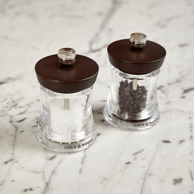Holborn Salt Mill, 95mm, Chocolate Wood