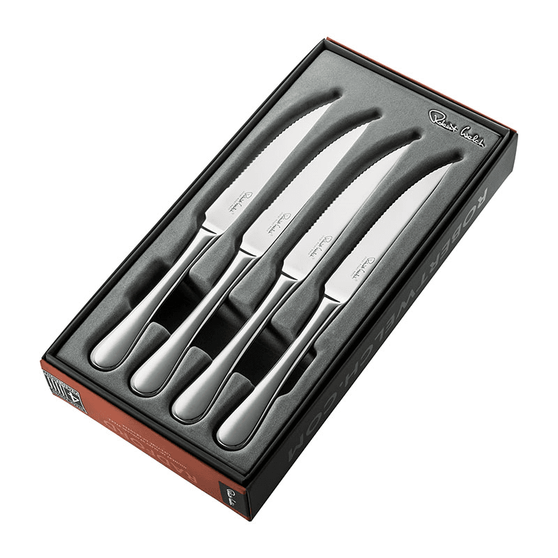 Radford Set of 4 Steak Knives, Stainless Steel