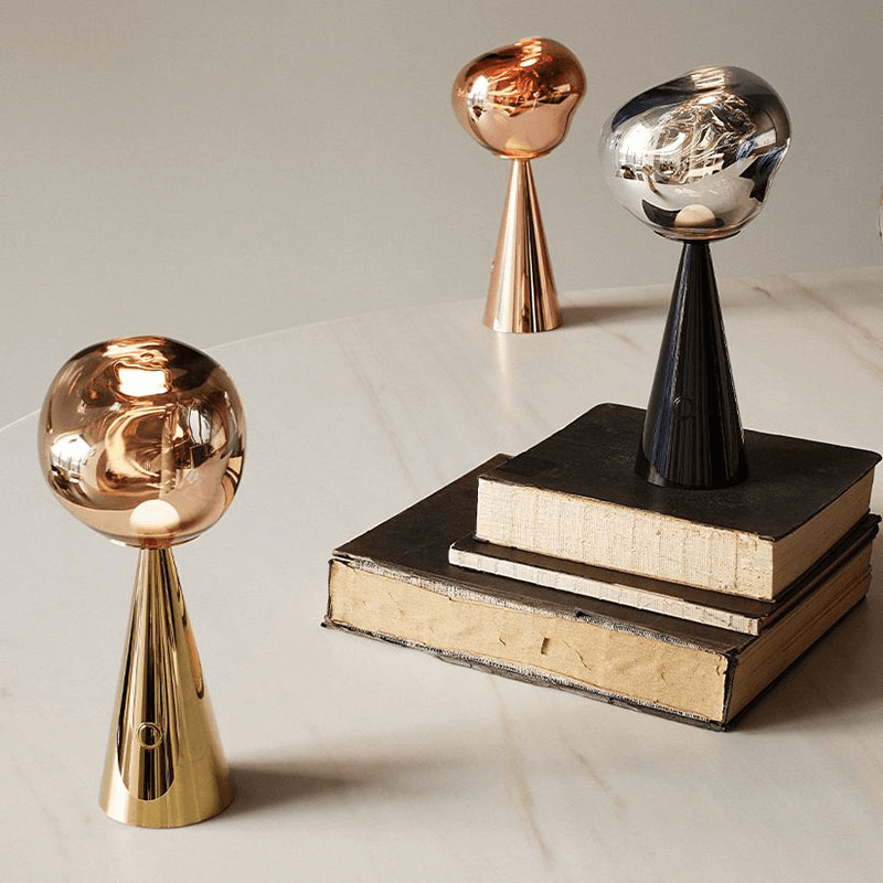 Melt Portable Lamp, H28.5cm, Copper