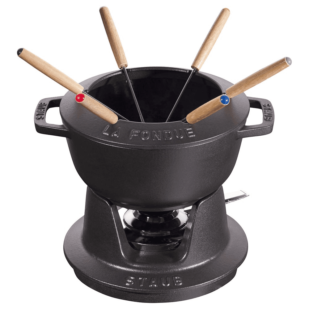 Fondue set, 18cm, black