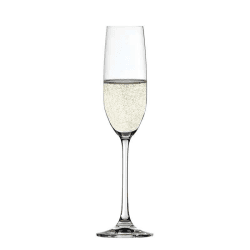Image showing the Salute Set of 4 Champagne Flutes, 210ml, Clear product.