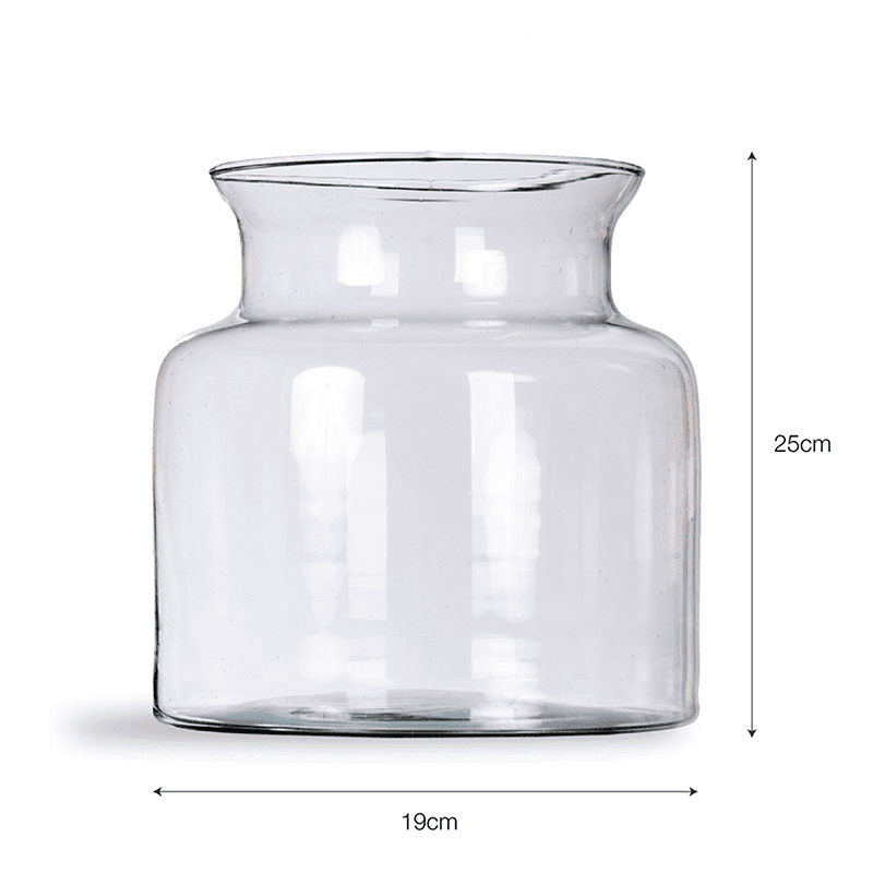 Broadwell Vase, H25cm, Clear