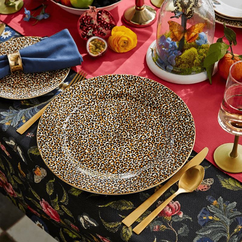 Creatures of Curiosity Serving Platter, D30.5cm, Leopard