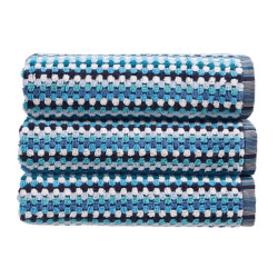 Image showing the Carnaby Stripe Bath Towel, Blue product.