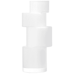 Image showing the Tier Vase, H35cm, Chalk White product.