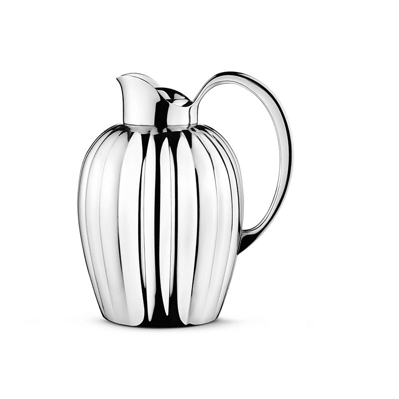 Bernadotte Thermo Jug With Stopper, 1L, Silver