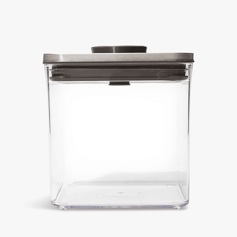 Good Grips Pop Square Short Storage Container, 2.6L, Grey