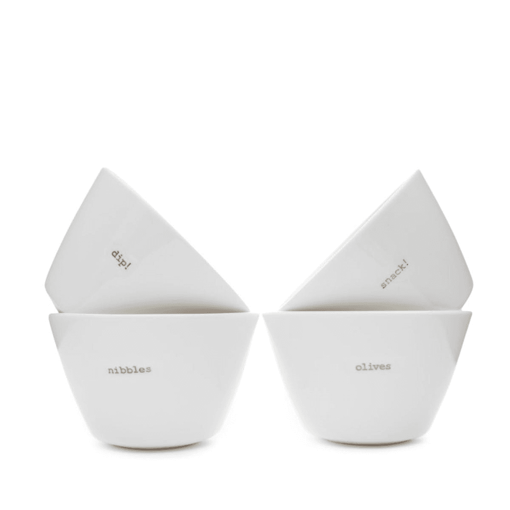 Dip/Olives/Nibbles/Snack Snack Bowls, Set of 4