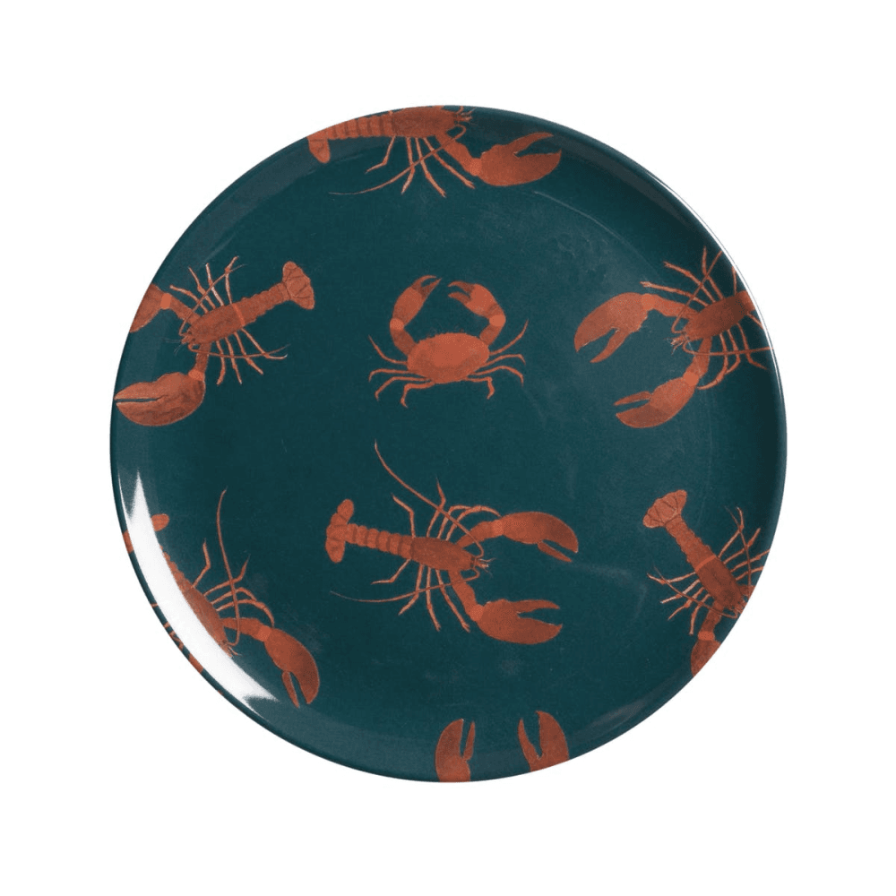 Lobster Melamine side plate, Dia20.3cm