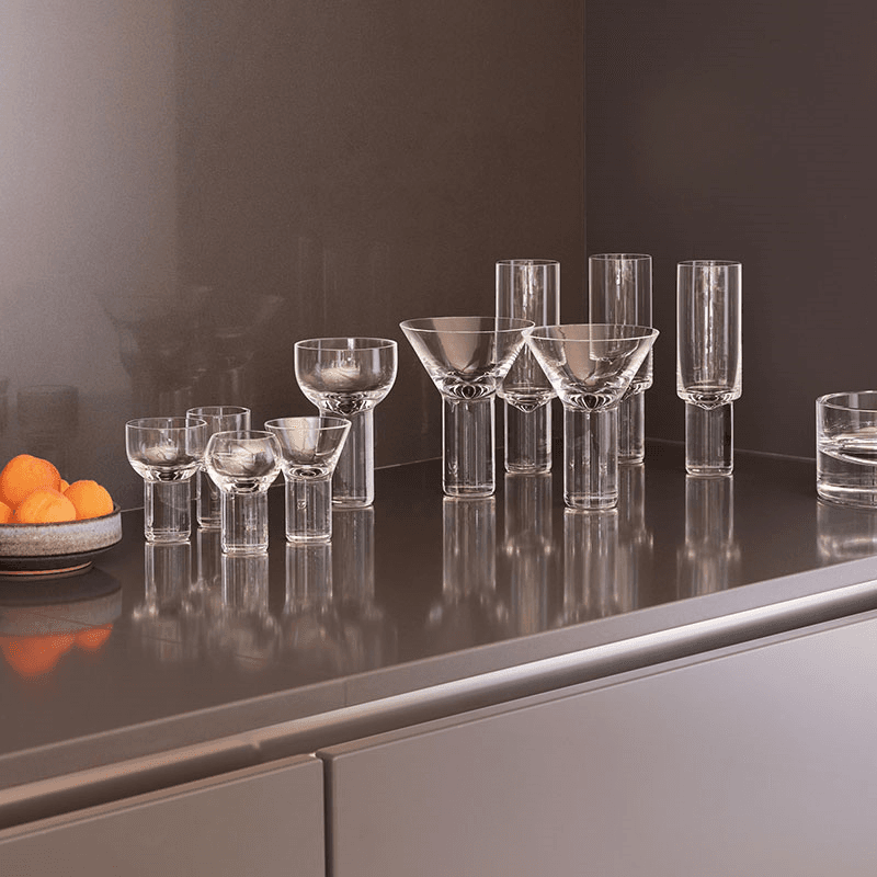 Boris Set of 4 Liqueur Glasses, 60 - 90ml, Clear