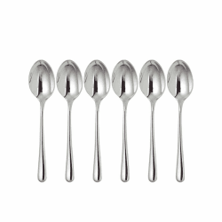 Image showing the Caccia Set of 6 Teaspoons, Stainless Steel product.