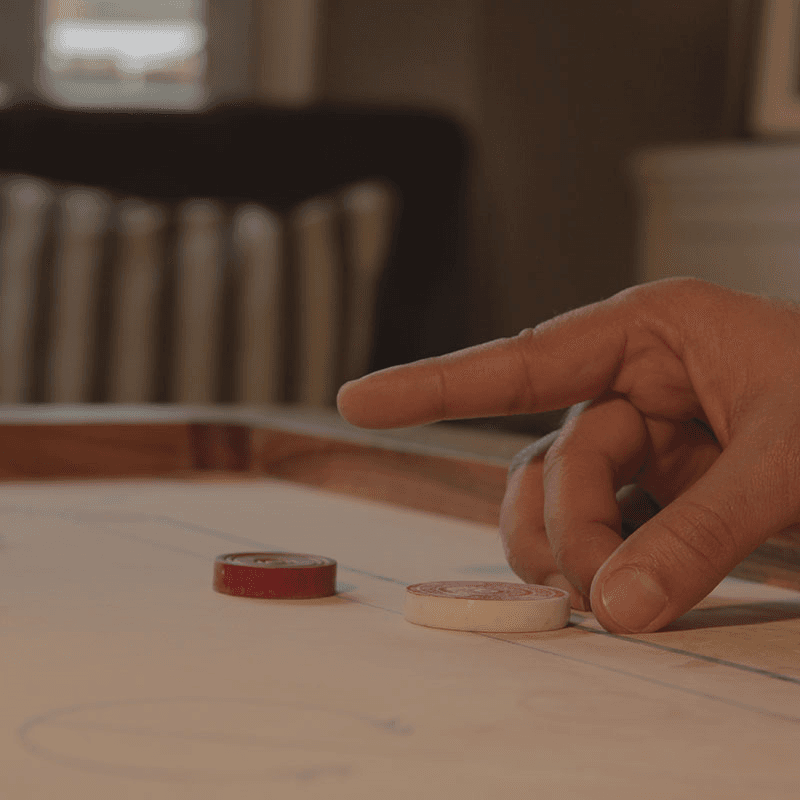 Tournament Carrom Board Set