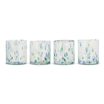 Image showing the Taja Set of 4 Tumblers, 325ml, Sea Blue product.
