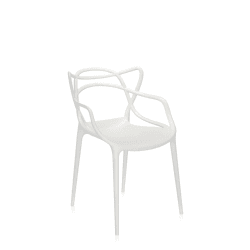 Image showing the Masters Dining Chair, White product.