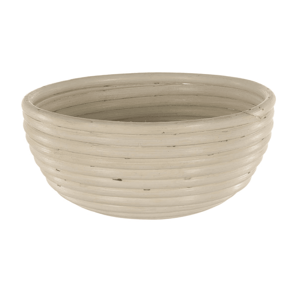 Round banneton basket, 20 x 8cm, Natural Cane